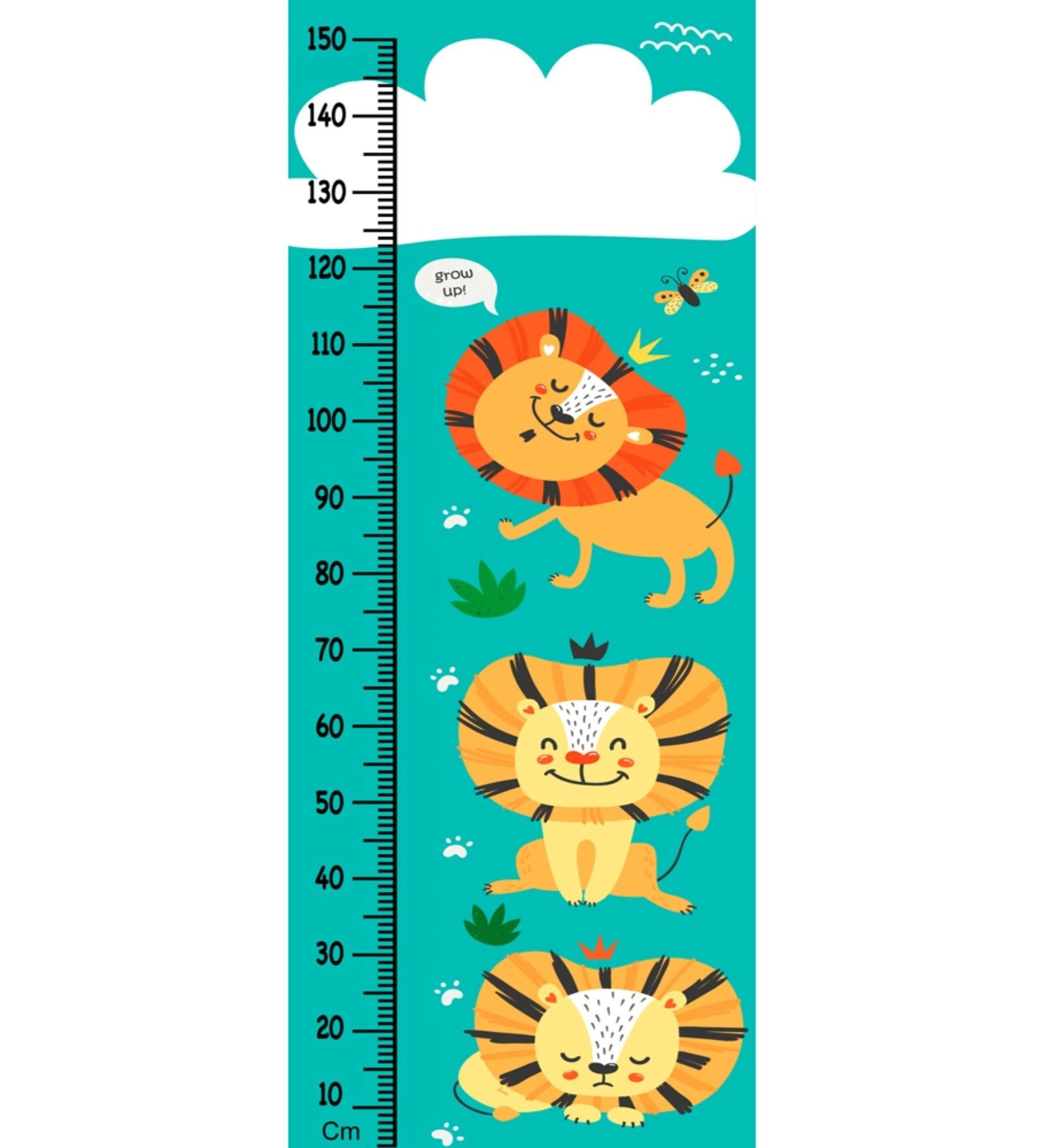 Lion's Club in Multicolour Height Chart