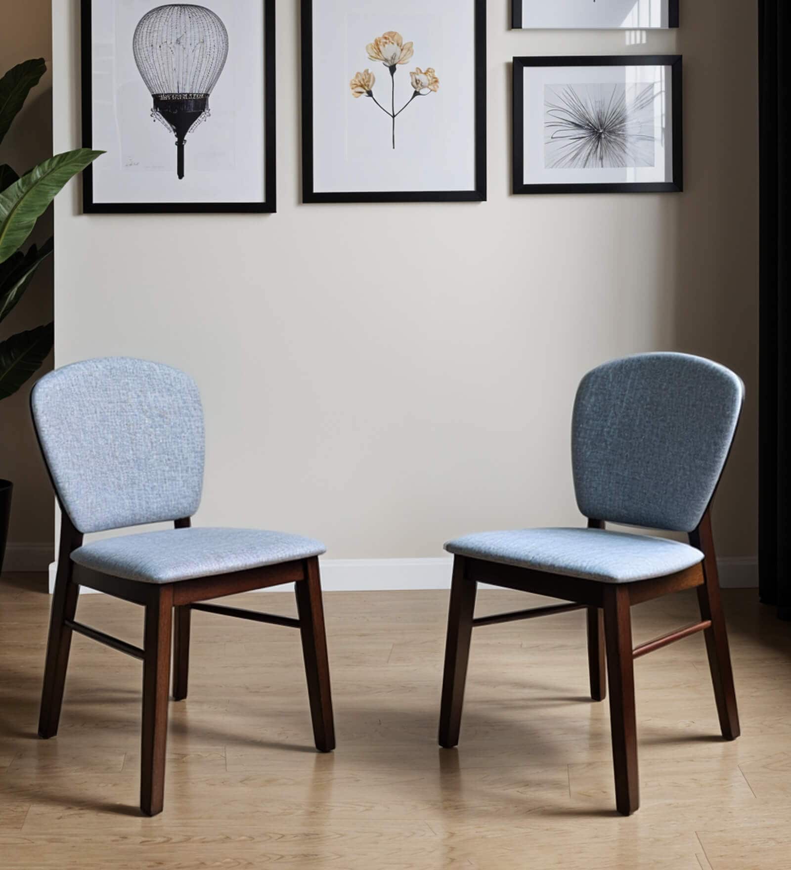 Lirio Dining Chairs In Natural Finish (Set of 2)