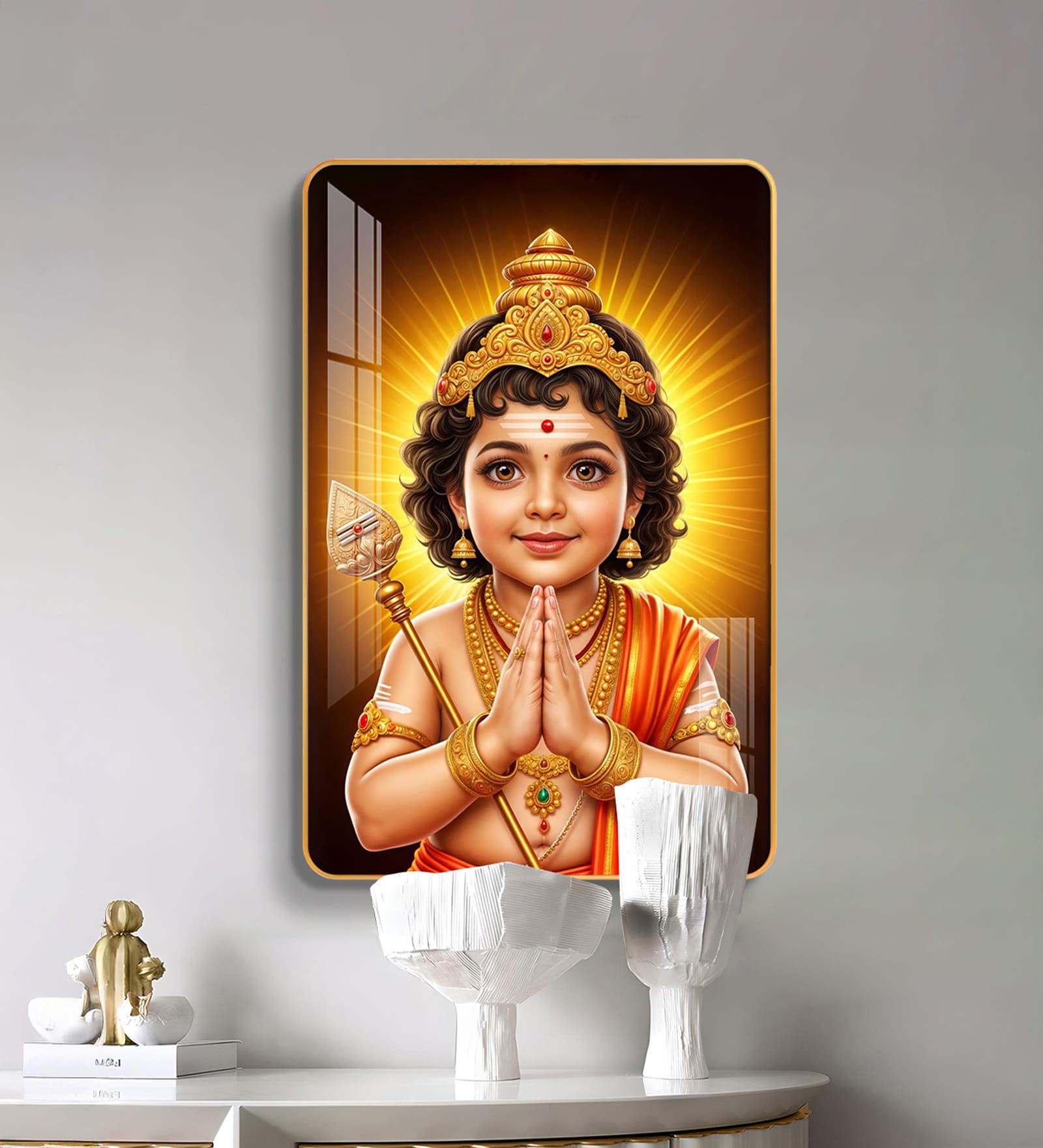 Little Lord Muruga MDF Wood Acrylic Wall Art