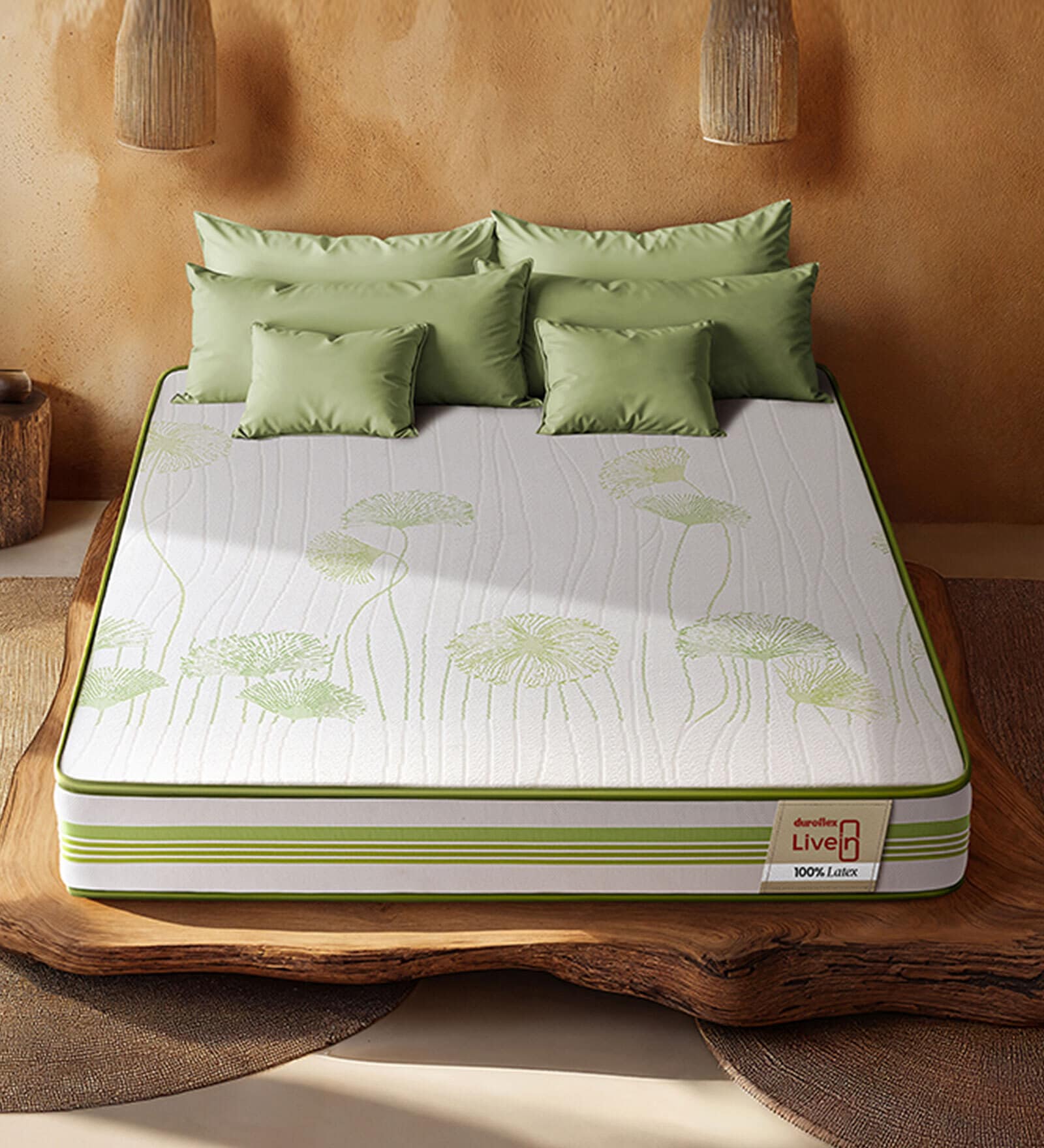 LiveIn 6 Inch Naturally Cool Latex Pincore Single Size Mattress