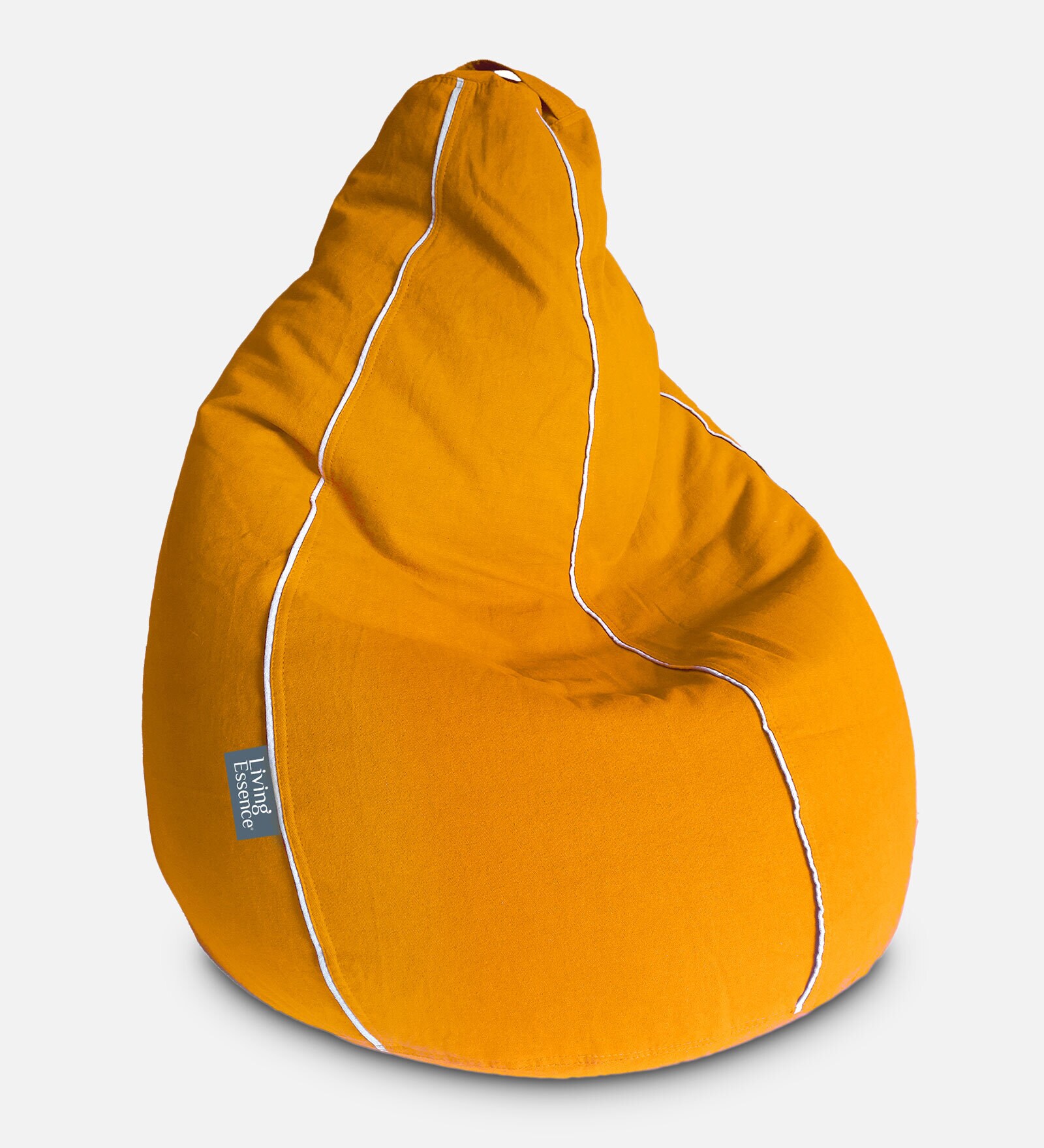 Buy Living XXXL Fabric Bean Bag with Beans in Yellow Colour at 57 OFF