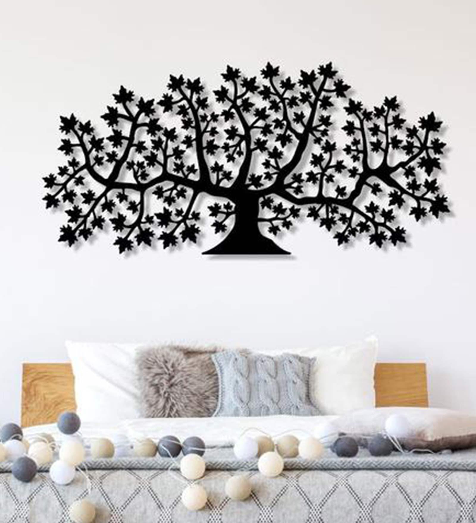 Buy Iron Decorative Tree Wall Art In Black at 13% OFF by WallCentre ...