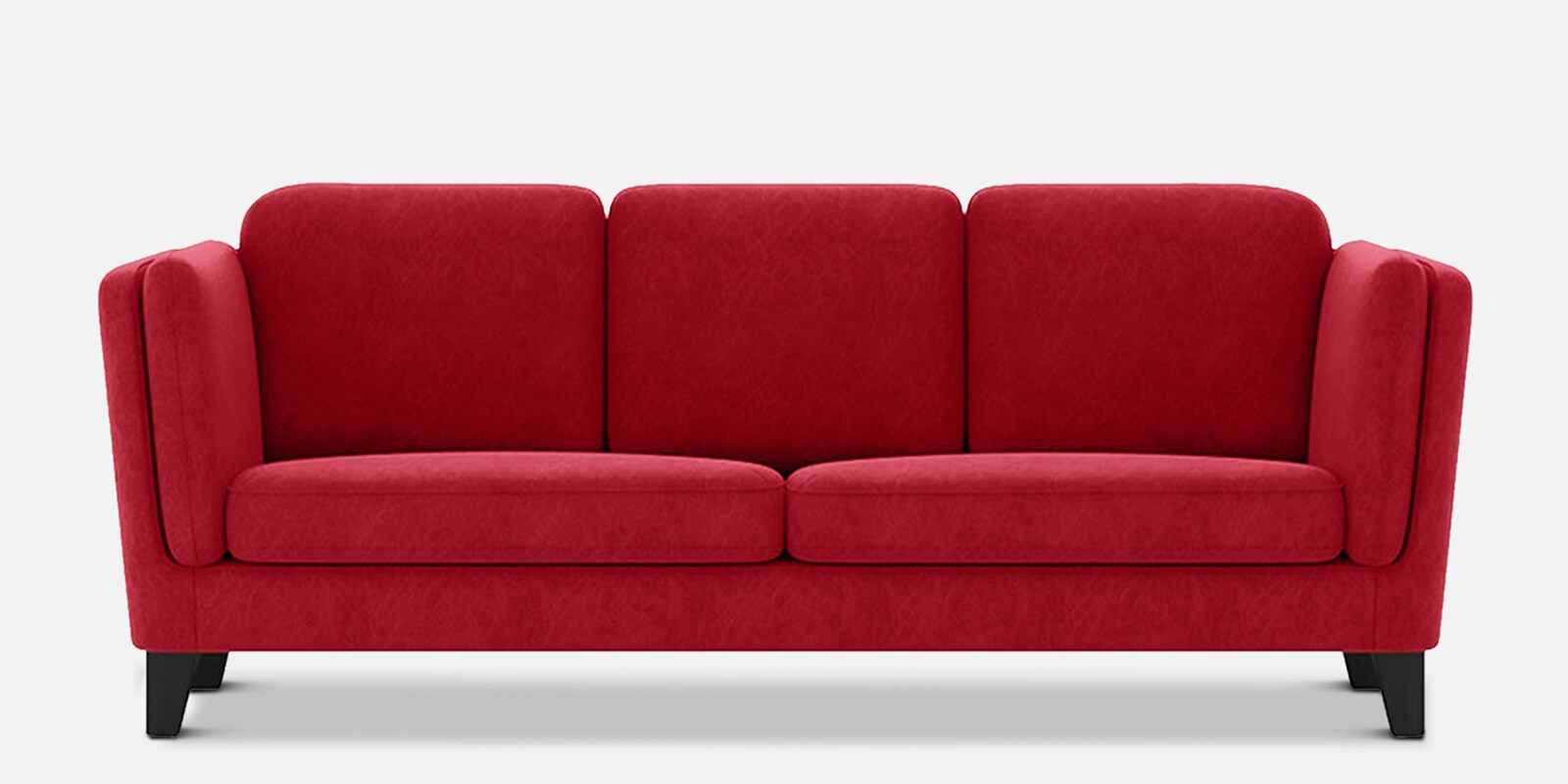 Limo 3 Seater Sofa In Blood Maroon Colour