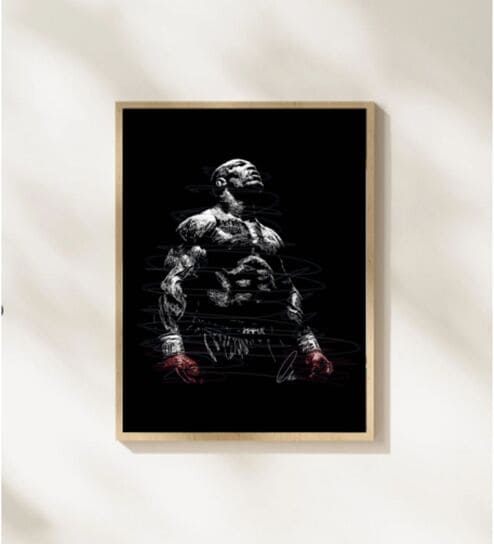 THE LEGEND COLLECTION 08 HD Poster With Brown Frame, 12.5   17.3 Inches