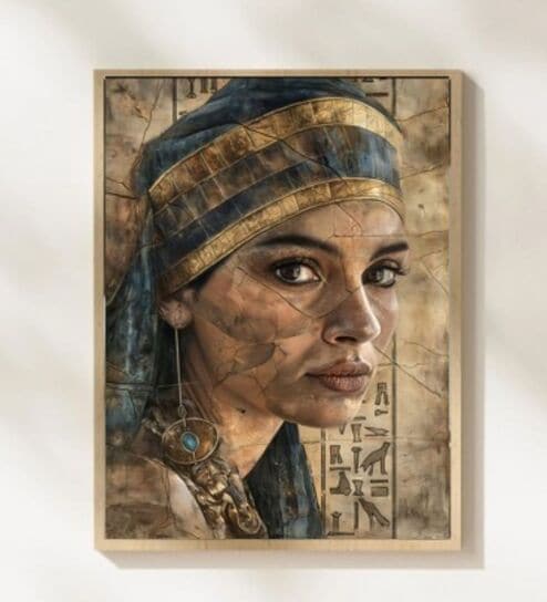 MODERN HD Poster With Brown Frame, 12.5   17.3 Inches