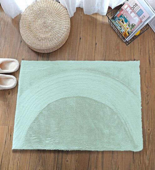 Lime Polyester 16x24 Inches Super Soft Bath Mat