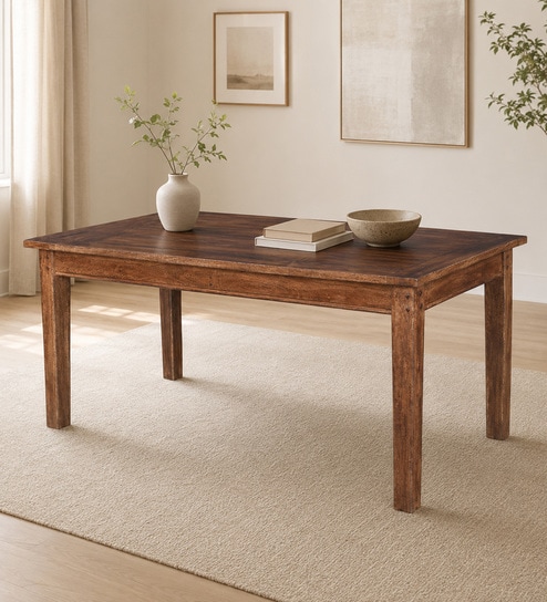 Limoges Mango wood Extendable Dining Table in Tubbaq Finish