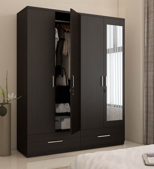 Buy 4 Door Wardrobe for Bedroom Online at Best Price in India