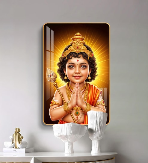Little Lord Muruga MDF Wood Acrylic Wall Art