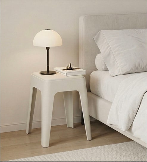 Livo White Colour Modern Multi-Purpose End Table