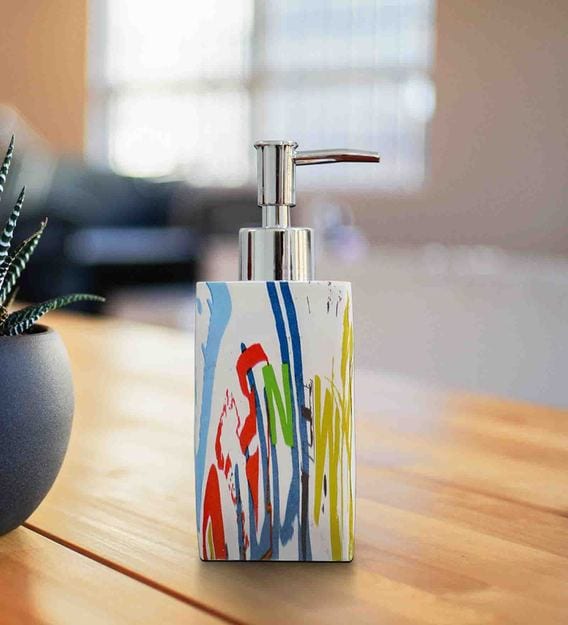 coloured soap dispensers