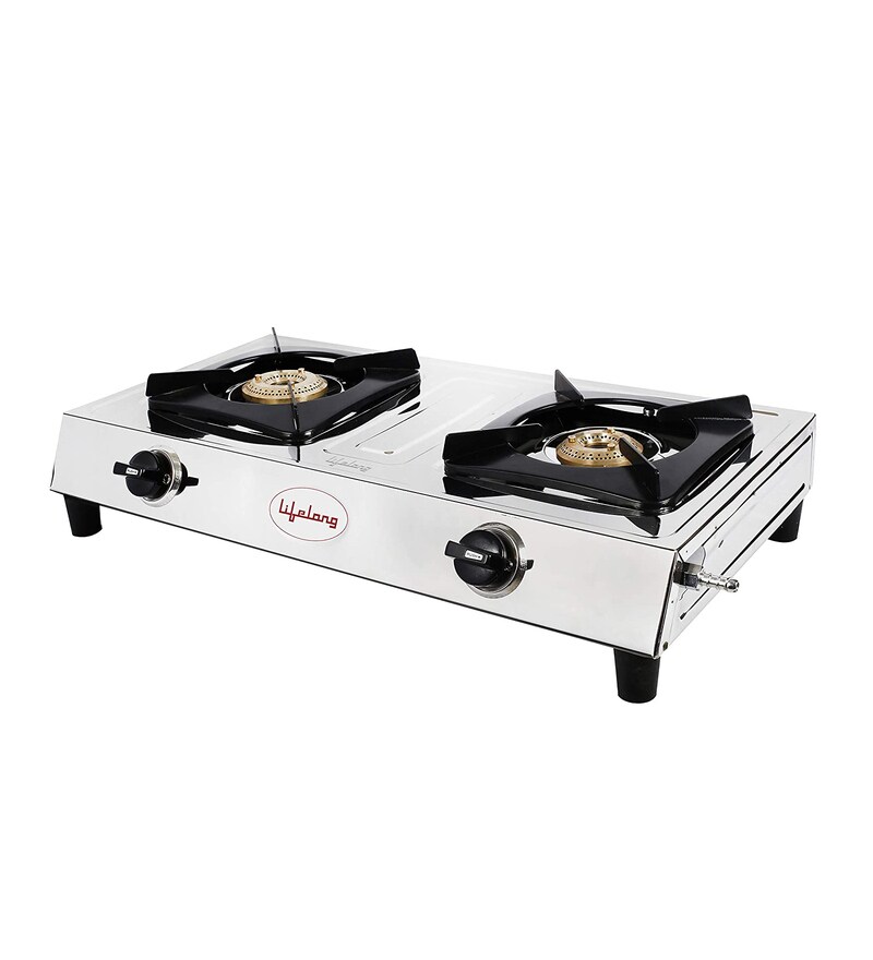 best 2 burner gas stove stainless steel