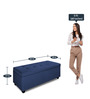 Liam Bench In Blue Colour With Storage