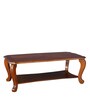 Liana Solid Wood Coffee Table in Honey Finish