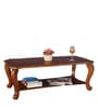 Liana Solid Wood Coffee Table in Honey Finish