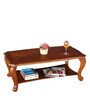Liana Solid Wood Coffee Table in Honey Finish