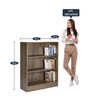 Liber Book Shelf in Dark Oak Finish