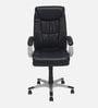 Libra  Leatherette Office Chair in Black