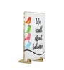 Life Is All About Balance Marble Multicolour Marble Showpiece