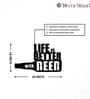Life is Better with Beer Bottle Metal Art Wall Decor