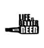 Life is Better with Beer Bottle Metal Art Wall Decor