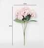 Life like Hydrangea Flower Bunch with 7 Flower Heads (Pink)