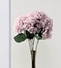 Life like Hydrangea Flower Bunch with 8 Flower Heads (Purple)
