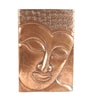 Lifestyle Brown MDF & Copper Sheet Decorative Handmade Buddha Wall Panel