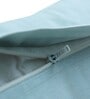 Blue Striped 100% Cotton 16 x 16 Inches Cushion Cover
