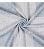 Light Blue Cotton And Chenille Checkered 50X60 Inches Throw