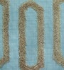 Light Blue Textured Cotton Blend 20 x 12 Inches Cushion Cover