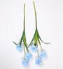 Blue Fabric Light Decorative Ballmum Artificial Flowers