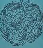 Light Blue Traditional Polyester Blend 16 x 16 Inches Cushion Cover