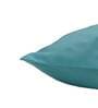 Light Blue Traditional Polyester Blend 16 x 16 Inches Cushion Cover