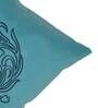 Light Blue Traditional Polyester Blend 16 x 16 Inches Cushion Cover
