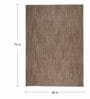 Light Brown & Light Green Abstract Wool & Jute 4 x 6 Feet Hand Woven Carpet