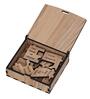 Light Brown Engineered Wood 12 Pieces Bro Puzzle Gift Set