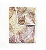 Light Brown Cotton Floral 120 Gsm Single Dohar