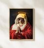 MADONNA HALO POP ART HD Poster With Brown Frame, 12.5 X 17.3 Inches