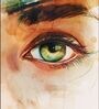 EYE HD Poster With Brown Frame, 12.5   17.3 Inches