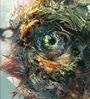 ETHEREAL BLOOM VINTAGE ART FRAMED HD Poster With Brown Frame, 12.5   17.3 Inches