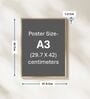 MODERN HD Poster With Brown Frame, 12.5   17.3 Inches