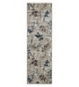 Light Brown Floral 2x7 Feet Machine Made Runner