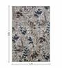 Light Brown Floral 4x6 Feet Machine Made Carpet