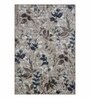 Light Brown Floral 4x6 Feet Machine Made Carpet