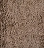 Light Brown Polyester Shaggy 5' x 3' Hand tufted Carpet