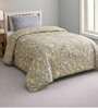 Light Brown Ultrasonic Premium 120 GSM Reversible Ac Single Bed Comforter