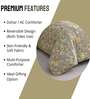 Light Brown Ultrasonic Premium 120 GSM Reversible Ac Single Bed Comforter