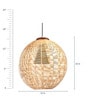 Gold Wood Single Hanging Lights