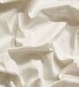 Cream 100% Cotton 300TC Solid Superking Bedsheet with 2 Pillow Covers (Quilted)